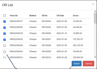 Navigating to Bank Deposit