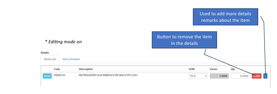 Navigating to Delivery Receipt