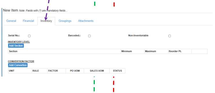 Create New Account Interface