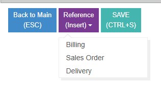 Navigating to Sales Invoice