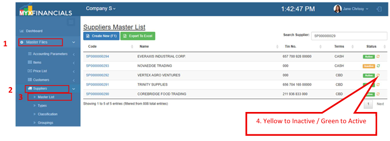 Navigating to CustomerGroup